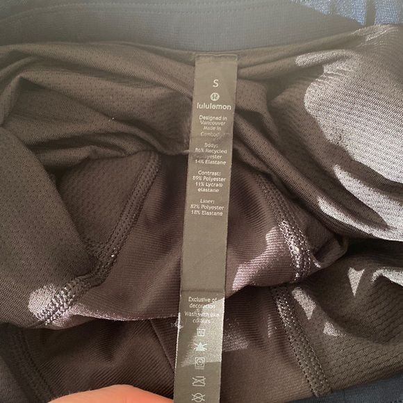 Lululemon T.H.E. Short 9" size s men’s 
Heathered  Iron Blue True Navy shorts - Picture 10 of 15